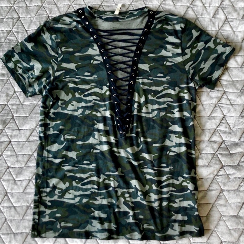 LF Lace Up Camp Tee